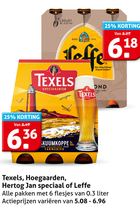 Texels   speciaalbier folder aanbieding bij  Hoogvliet - details