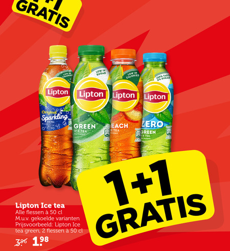 Lipton   ice tea folder aanbieding bij  Coop - details