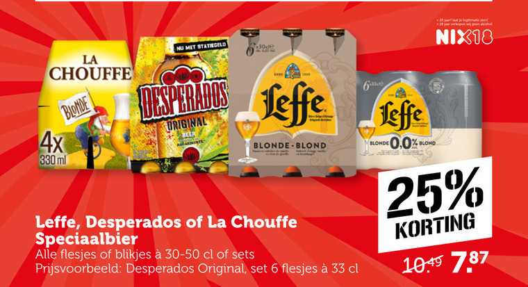 La Chouffe   speciaalbier, blikje bier folder aanbieding bij  Coop - details