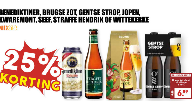 Straffe Hendrik   speciaalbier folder aanbieding bij  MCD Supermarkt Basis - details