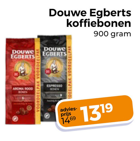 Douwe Egberts   koffiebonen folder aanbieding bij  Trekpleister - details