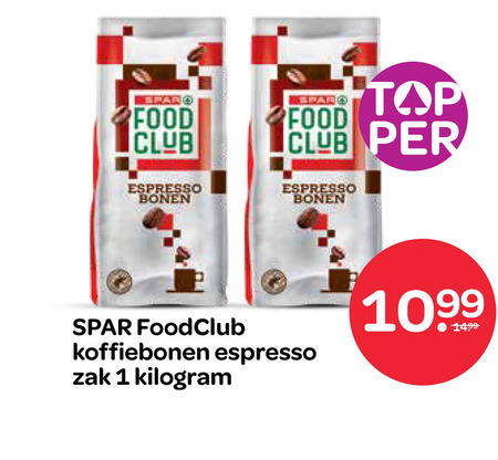 Spar Huismerk   koffiebonen folder aanbieding bij  Spar - details