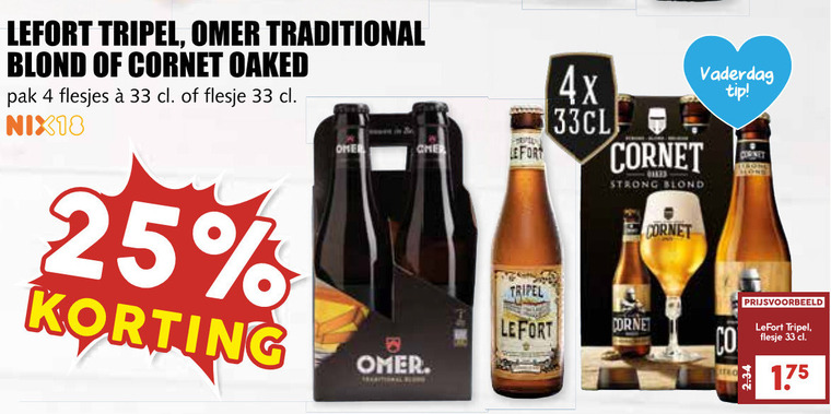 Cornet   speciaalbier folder aanbieding bij  MCD Supermarkt Basis - details