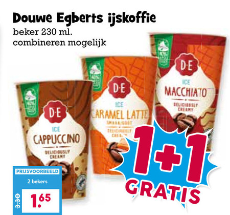 Douwe Egberts   ijskoffie folder aanbieding bij  Boons Markt - details