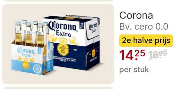 Corona   speciaalbier folder aanbieding bij  Mitra - details