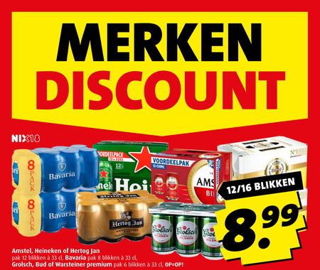 Warsteiner   blikje bier folder aanbieding bij  Boni - details