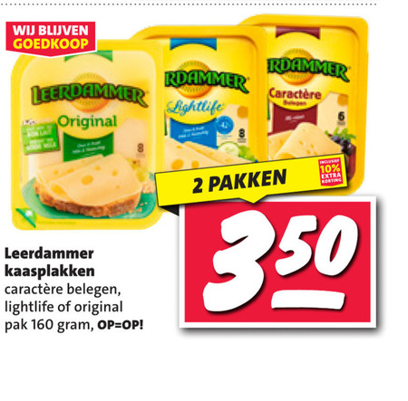 Leerdammer   kaasplakken folder aanbieding bij  Nettorama - details