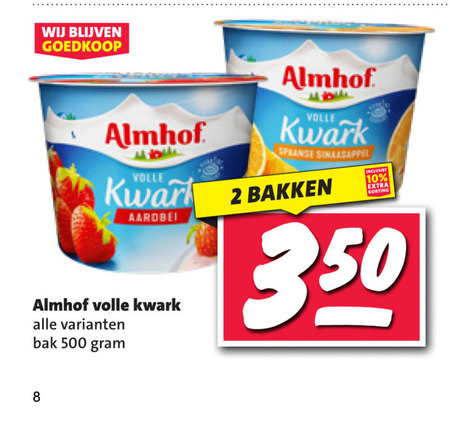 Almhof   kwark folder aanbieding bij  Nettorama - details