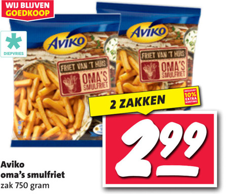 Aviko   patat folder aanbieding bij  Nettorama - details