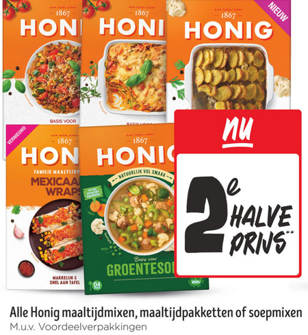 Honig   soep, maaltijdmix folder aanbieding bij  Jumbo - details