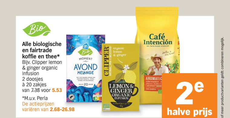 Australian   oploskoffie, thee folder aanbieding bij  Albert Heijn - details