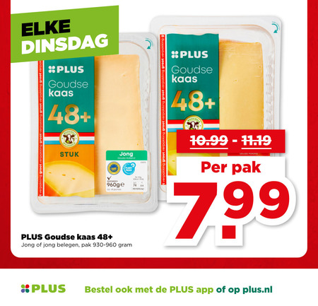 Plus Huismerk   kaas folder aanbieding bij  Plus - details