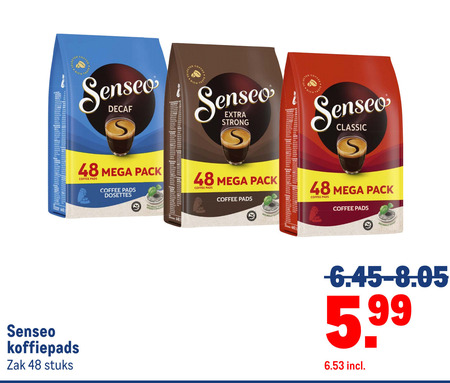 Douwe Egberts Senseo   koffiepad folder aanbieding bij  Makro - details