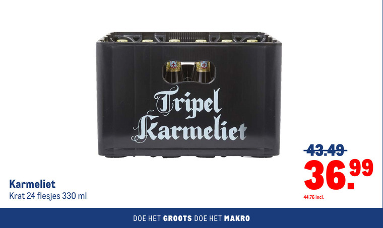 Karmeliet   speciaalbier folder aanbieding bij  Makro - details