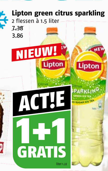 Lipton   ice tea folder aanbieding bij  Poiesz - details