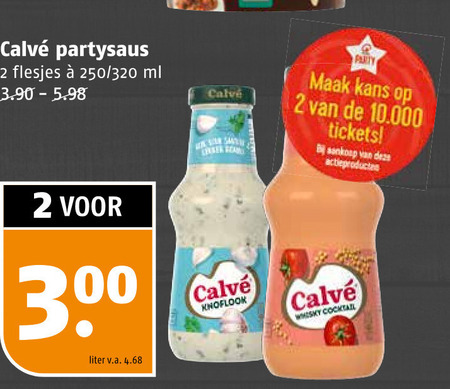 Calve   snacksaus folder aanbieding bij  Poiesz - details