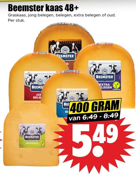 Beemster   kaas folder aanbieding bij  Dirk - details