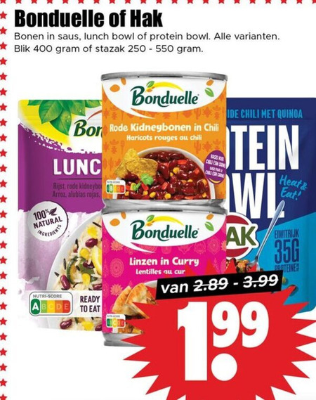Hak   groenteconserven folder aanbieding bij  Dirk - details