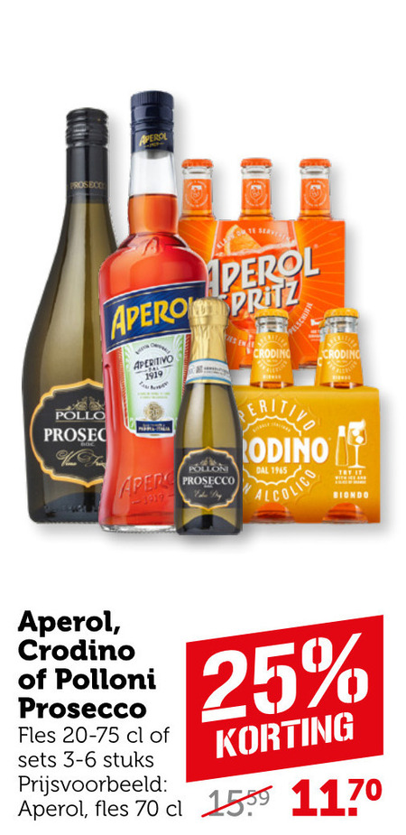 Aperol   aperitief folder aanbieding bij  Coop - details
