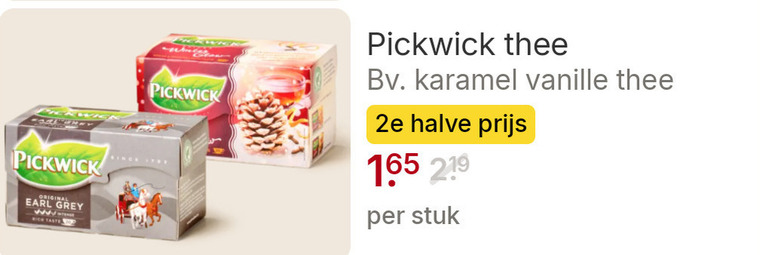 Pickwick   thee folder aanbieding bij  Picnic - details