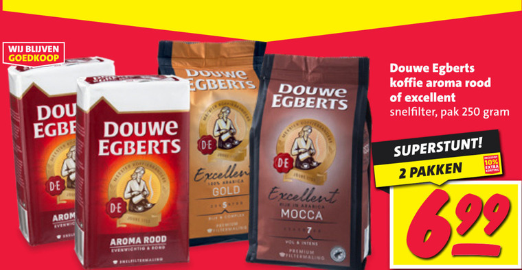 Douwe Egberts   koffie folder aanbieding bij  Nettorama - details