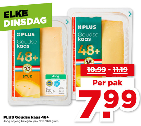 Plus Huismerk   kaas folder aanbieding bij  Plus - details