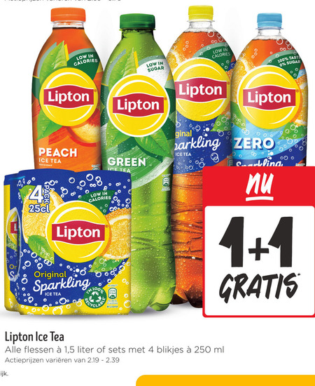 Lipton   ice tea folder aanbieding bij  Jumbo - details