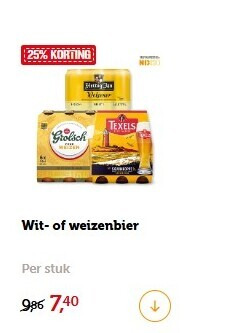 Texels   witbier folder aanbieding bij  Coop - details