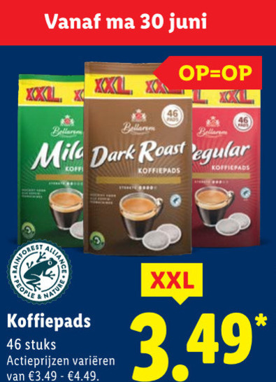 Bellarom   koffiepad folder aanbieding bij  Lidl - details