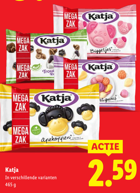 Katja   snoep folder aanbieding bij  Lidl - details