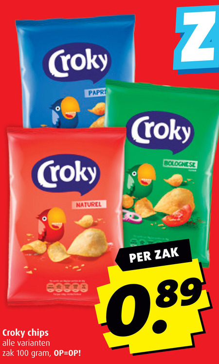 Croky   chips folder aanbieding bij  Boni - details