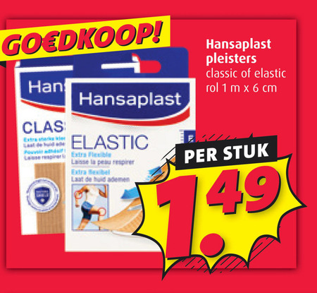 Hansaplast   pleister folder aanbieding bij  Boni - details
