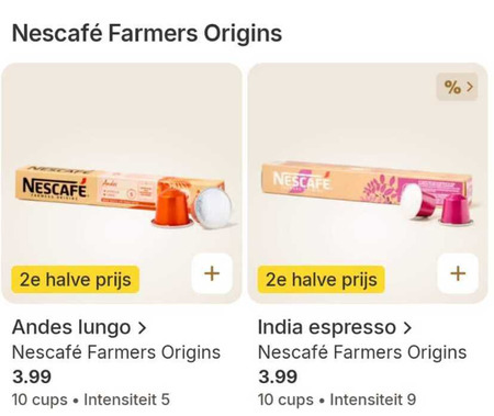 Nescafe   koffiecups folder aanbieding bij  Picnic - details