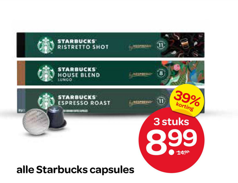 Starbucks   koffiecups folder aanbieding bij  Spar - details