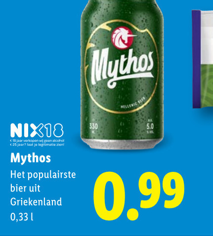Mythos   speciaalbier folder aanbieding bij  Lidl - details