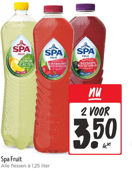 Spa en Fruit   fruitdrank folder aanbieding bij  Jumbo - details