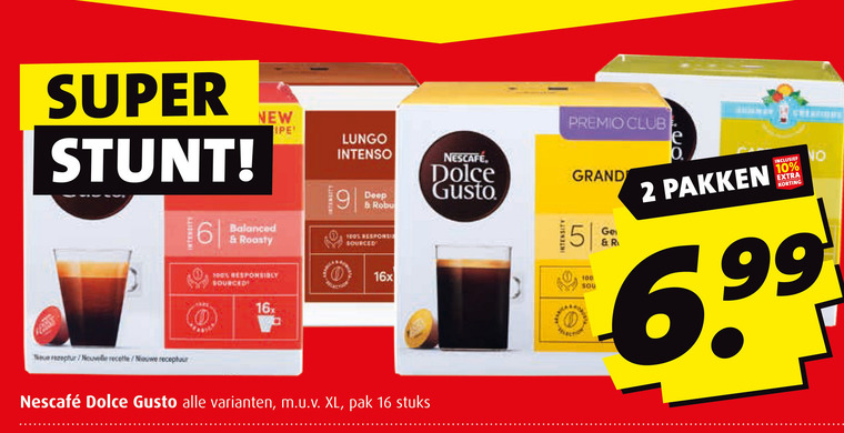 Nescafe   dolce gusto capsules folder aanbieding bij  Boni - details