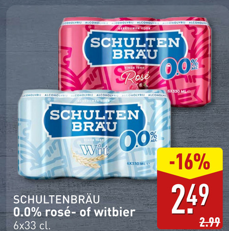 Schultenbrau   speciaalbier folder aanbieding bij  Aldi - details