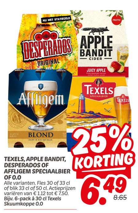 Texels   appelcider folder aanbieding bij  Dekamarkt - details