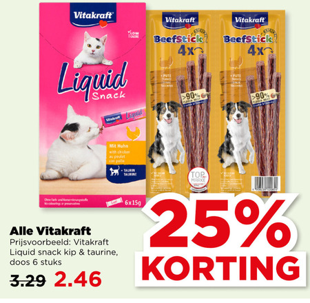Vitakraft   kattenvoer folder aanbieding bij  Plus - details