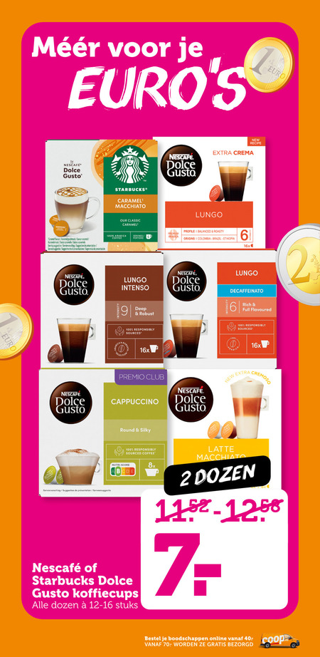 Starbucks   dolce gusto capsules folder aanbieding bij  Coop - details