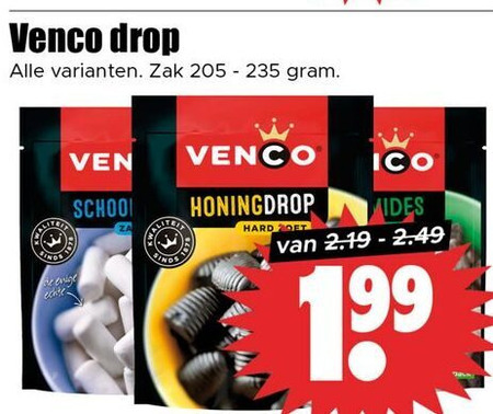 Venco   drop folder aanbieding bij  Dirk - details