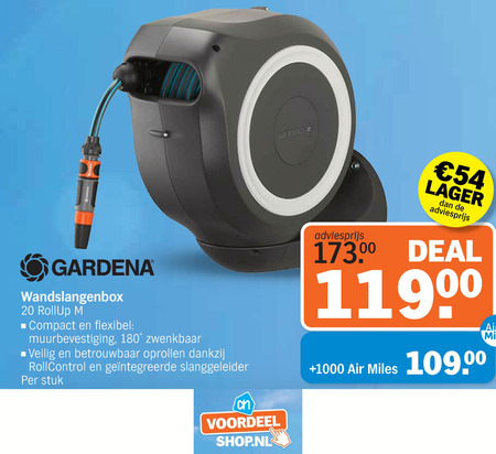 Gardena   tuinslanghaspel folder aanbieding bij  Albert Heijn - details