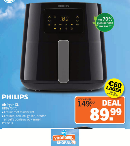 Philips   friteuse folder aanbieding bij  Albert Heijn - details