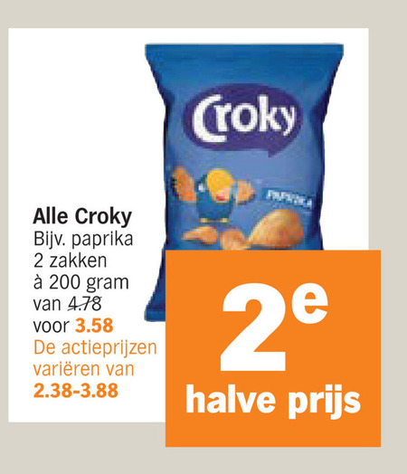 Croky   chips folder aanbieding bij  Albert Heijn - details