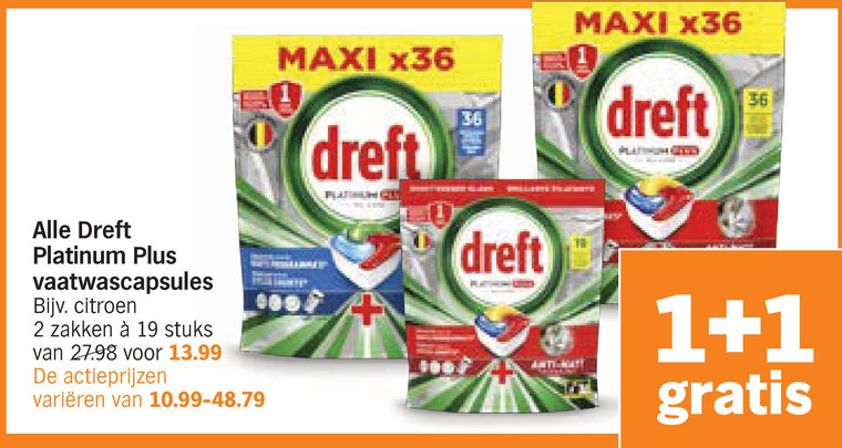 Dreft   vaatwasmiddel folder aanbieding bij  Albert&nbsp;Heijn - details
