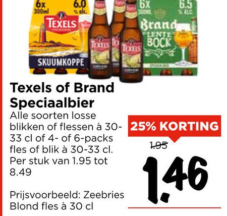 Texels   speciaalbier folder aanbieding bij  Vomar - details