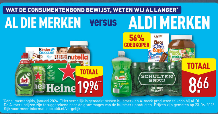 Schultenbrau   bier folder aanbieding bij  Aldi - details