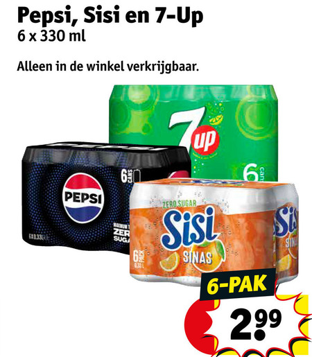 7-Up   cola, frisdrank folder aanbieding bij  Kruidvat - details