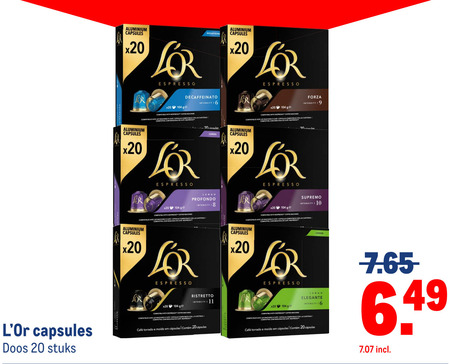 Douwe Egberts L Or   koffiecups folder aanbieding bij  Makro - details